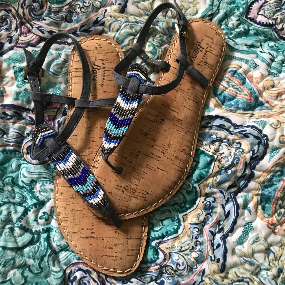 BASS Beaded Sandals